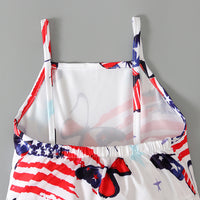 Load image into Gallery viewer, Baby Kid Girls Star Print Independence Day Jumpsuits Wholesale 23053103
