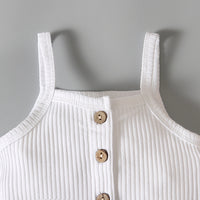 Load image into Gallery viewer, 2 Pieces Set Baby Kid Girls Independence Day Solid Color Print Tank Tops And Star Pants Wholesale 23053106
