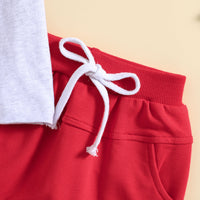 Load image into Gallery viewer, 2 Pieces Set Baby Kid Boys Independence Day Letters Dinosaur Print T-Shirts And Solid Color Shorts Wholesale 23053133
