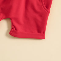 Load image into Gallery viewer, 2 Pieces Set Baby Kid Boys Independence Day Letters Dinosaur Print T-Shirts And Solid Color Shorts Wholesale 23053133
