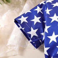 Load image into Gallery viewer, Baby Kid Girls Striped Star Independence Day Dresses Wholesale 23053137
