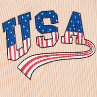 Load image into Gallery viewer, Baby Kid Girls Letters Star Print Independence Day Jumpsuits Wholesale 23053143
