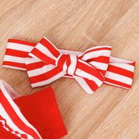 Load image into Gallery viewer, Baby Kid Girls Letters Star Print Independence Day Jumpsuits Wholesale 23053143
