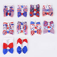 Load image into Gallery viewer, Girls Solid Color Love heart Star Print Independence Day Accessories Headwear Wholesale 23053148
