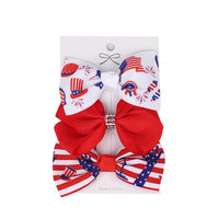 Load image into Gallery viewer, Girls Solid Color Love heart Star Print Independence Day Accessories Headwear Wholesale 23053148
