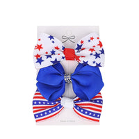 Load image into Gallery viewer, Girls Solid Color Love heart Star Print Independence Day Accessories Headwear Wholesale 23053148

