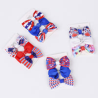 Load image into Gallery viewer, Girls Solid Color Love heart Star Print Independence Day Accessories Headwear Wholesale 23053148
