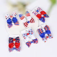 Load image into Gallery viewer, Girls Solid Color Love heart Star Print Independence Day Accessories Headwear Wholesale 23053148
