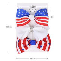 Load image into Gallery viewer, Girls Solid Color Love heart Star Print Independence Day Accessories Headwear Wholesale 23053148
