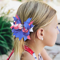 Load image into Gallery viewer, Girls Love heart Star Print Independence Day Accessories Headwear Wholesale 23053149
