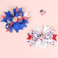 Load image into Gallery viewer, Girls Love heart Star Print Independence Day Accessories Headwear Wholesale 23053149
