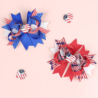 Load image into Gallery viewer, Girls Love heart Star Print Independence Day Accessories Headwear Wholesale 23053149
