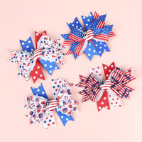 Load image into Gallery viewer, Girls Love heart Star Print Independence Day Accessories Headwear Wholesale 23053150
