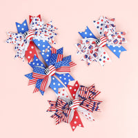 Load image into Gallery viewer, Girls Love heart Star Print Independence Day Accessories Headwear Wholesale 23053150
