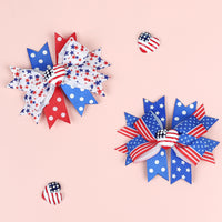 Load image into Gallery viewer, Girls Love heart Star Print Independence Day Accessories Headwear Wholesale 23053150
