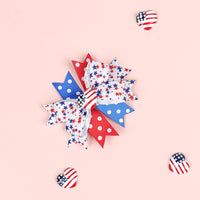 Load image into Gallery viewer, Girls Love heart Star Print Independence Day Accessories Headwear Wholesale 23053150
