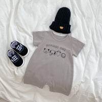 Load image into Gallery viewer, Baby Girls Boys Solid Color Cartoon Print Rompers Wholesale 230712104
