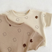 Load image into Gallery viewer, 2 Pieces Set Baby Kid Girls Cartoon Print T-Shirts And Shorts Wholesale 230712106
