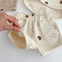 Load image into Gallery viewer, 2 Pieces Set Baby Kid Girls Cartoon Print T-Shirts And Shorts Wholesale 230712106
