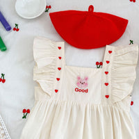 Load image into Gallery viewer, Baby Girls Love heart Cartoon Rompers Wholesale 230712113
