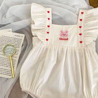 Load image into Gallery viewer, Baby Girls Love heart Cartoon Rompers Wholesale 230712113
