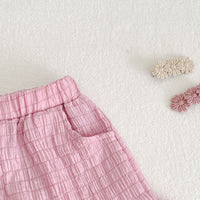 Load image into Gallery viewer, 2 Pieces Set Baby Kid Girls Solid Color Tank Tops And Shorts Wholesale 230712126
