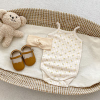 Load image into Gallery viewer, Baby Girls Flower Cartoon Print Rompers Wholesale 230712133
