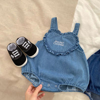 Load image into Gallery viewer, Baby Girls Letters Rompers Wholesale 230712137
