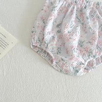 Load image into Gallery viewer, 2 Pieces Set Baby Kid Girls Print Tank Tops And Flower Shorts Wholesale 230712142
