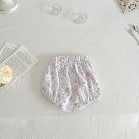 Load image into Gallery viewer, 2 Pieces Set Baby Kid Girls Print Tank Tops And Flower Shorts Wholesale 230712142
