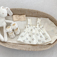 Load image into Gallery viewer, 2 Pieces Set Baby Girls Flower Print Tank Tops And Shorts Wholesale 230712171
