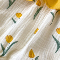 Load image into Gallery viewer, Baby Girls Flower Print Rompers Wholesale 230712176
