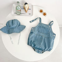 Load image into Gallery viewer, Baby Kid Girls Boys Solid Color Rompers Wholesale 230712178
