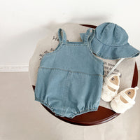 Load image into Gallery viewer, Baby Kid Girls Boys Solid Color Rompers Wholesale 230712178
