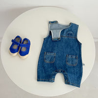 Load image into Gallery viewer, Baby Girls Boys Solid Color Rompers Wholesale 230712179

