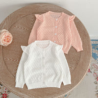 Load image into Gallery viewer, Baby Kid Girls Solid Color Cardigan Wholesale 230712181
