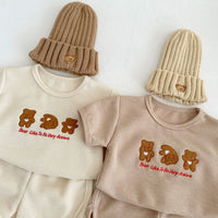 Load image into Gallery viewer, 2 Pieces Set Baby Kid Girls Boys Animals Cartoon T-Shirts And Solid Color Shorts Wholesale 23071234
