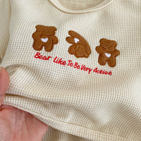 Load image into Gallery viewer, 2 Pieces Set Baby Kid Girls Boys Animals Cartoon T-Shirts And Solid Color Shorts Wholesale 23071234
