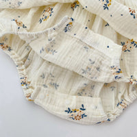 Load image into Gallery viewer, Baby Girls Flower Print Rompers Wholesale 23071237
