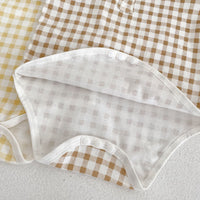 Load image into Gallery viewer, Baby Girls Checked Rompers Wholesale 23071264
