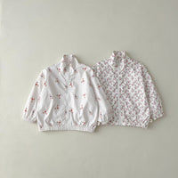 Load image into Gallery viewer, Baby Kid Girls Flower Cartoon Print Jackets Outwears Wholesale 23071272
