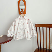 Load image into Gallery viewer, Baby Kid Girls Flower Cartoon Print Jackets Outwears Wholesale 23071272
