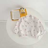 Load image into Gallery viewer, Baby Kid Girls Flower Cartoon Print Jackets Outwears Wholesale 23071272

