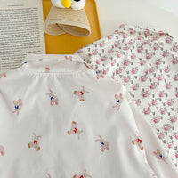 Load image into Gallery viewer, Baby Kid Girls Flower Cartoon Print Jackets Outwears Wholesale 23071272
