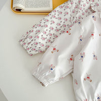 Load image into Gallery viewer, Baby Kid Girls Flower Cartoon Print Jackets Outwears Wholesale 23071272
