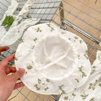 Load image into Gallery viewer, Baby Girls Flower Bow Print Rompers Wholesale 23071278
