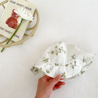 Load image into Gallery viewer, Baby Girls Flower Bow Print Rompers Wholesale 23071278
