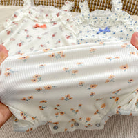 Load image into Gallery viewer, Baby Girls Flower Print Rompers Wholesale 23071279
