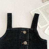 Load image into Gallery viewer, 2 Pieces Set Baby Kid Girls Tank Tops And Solid Color Shorts Wholesale 23071292
