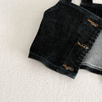 Load image into Gallery viewer, 2 Pieces Set Baby Kid Girls Tank Tops And Solid Color Shorts Wholesale 23071292
